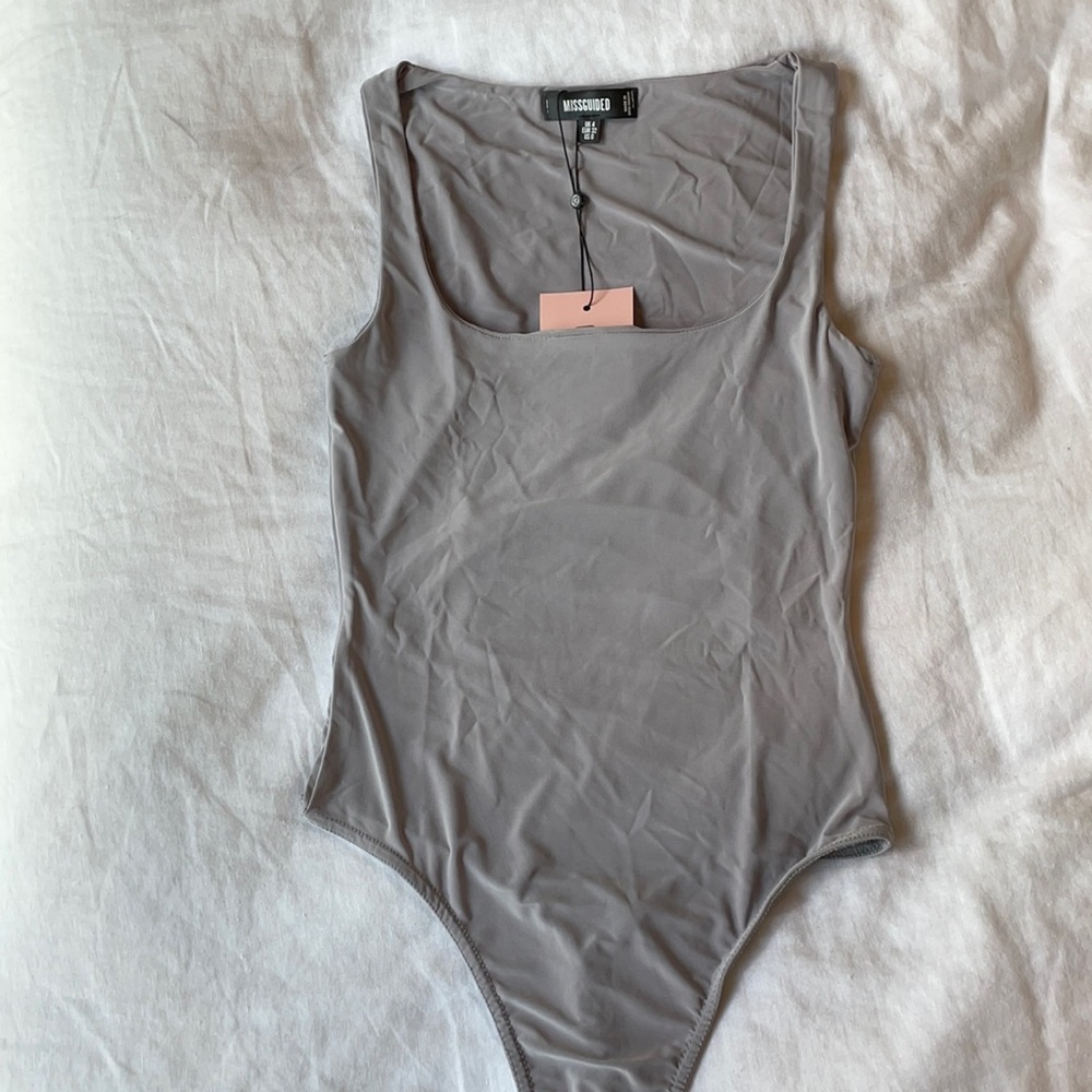 Light grey bodysuit from missguided